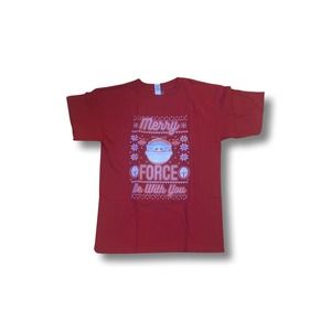 NWOT Star Wars Christmas Tee Boys Size L